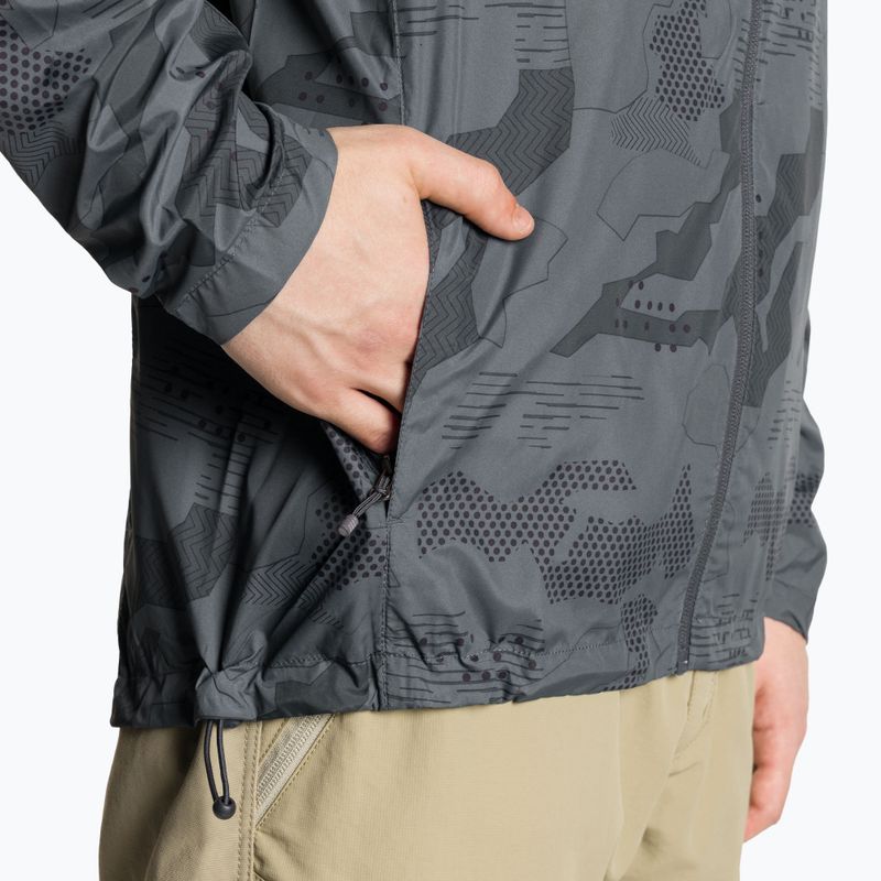 Pánska cyklistická bunda Endura Hummvee Windshell grey camo 4