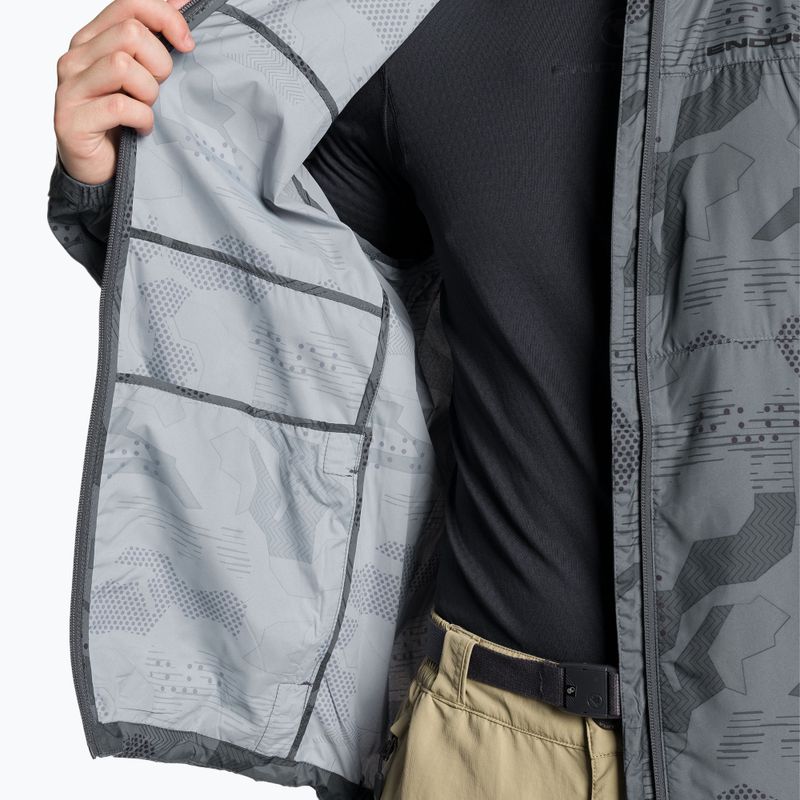 Pánska cyklistická bunda Endura Hummvee Windshell grey camo 5