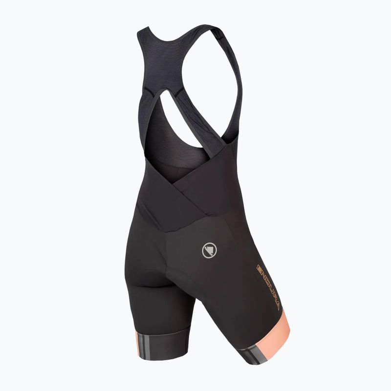 Endura FS260-Pro DS Bibshort dámske cyklistické šortky neon peach 2