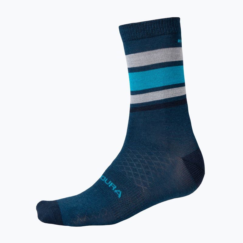 Cyklistické ponožky Endura BaaBaa Merino Stripe blueberry