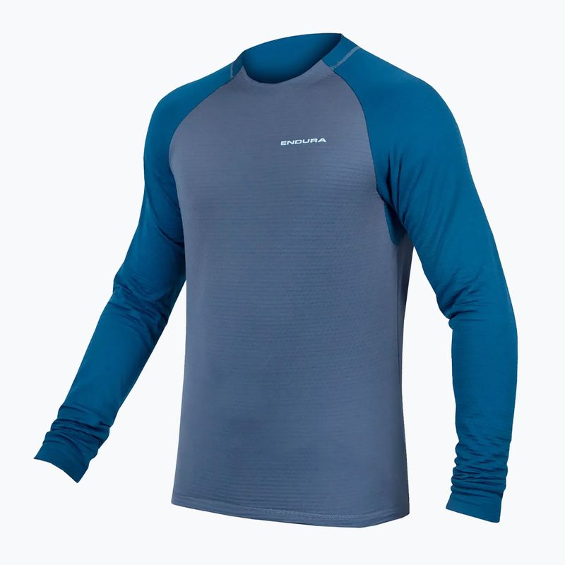 Endura Singletrack Fleece cyklistické tričko s dlhým rukávom ensign blue 6