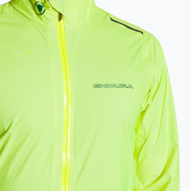 Pánska cyklistická bunda Endura Pro SL Waterproof hi-viz yellow 3