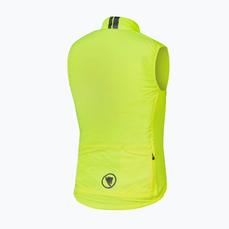 Pánska cyklistická vesta Endura Pro PrimaLoft hi-viz žltá 2