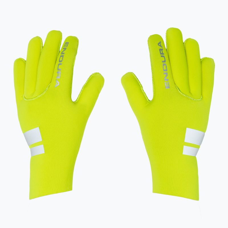 Pánske cyklistické rukavice Endura FS260-Pro Nemo Glove II hi-viz yellow 2