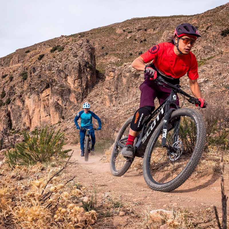 Pánske cyklistické tričko s dlhým rukávom Endura Singletrack atlantic 8