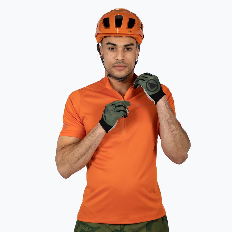 Pánsky cyklistický dres Endura Hummvee II S/S harvest 5