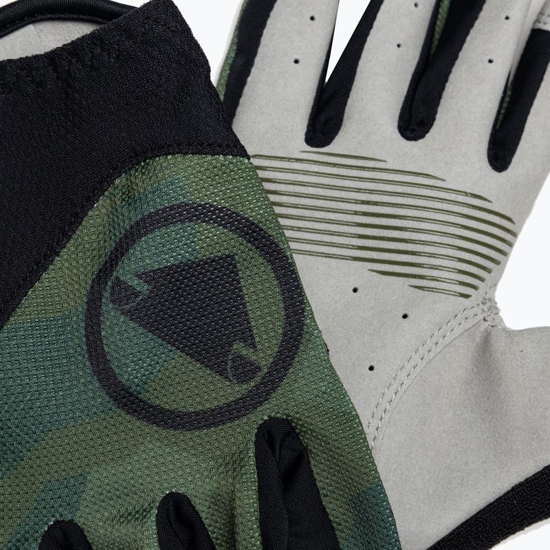 Pánske cyklistické rukavice Endura Hummvee Lite Icon tonal olive 4