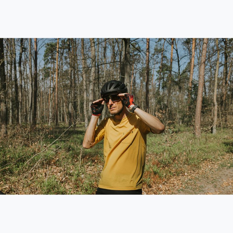 Pánsky cyklistický dres Endura GV500 Foyle Tech mustard 6