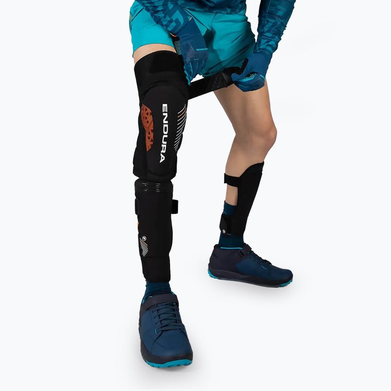 Cyklistické chrániče kolien Endura MT500 D3O Open Knee Pad čierne 4