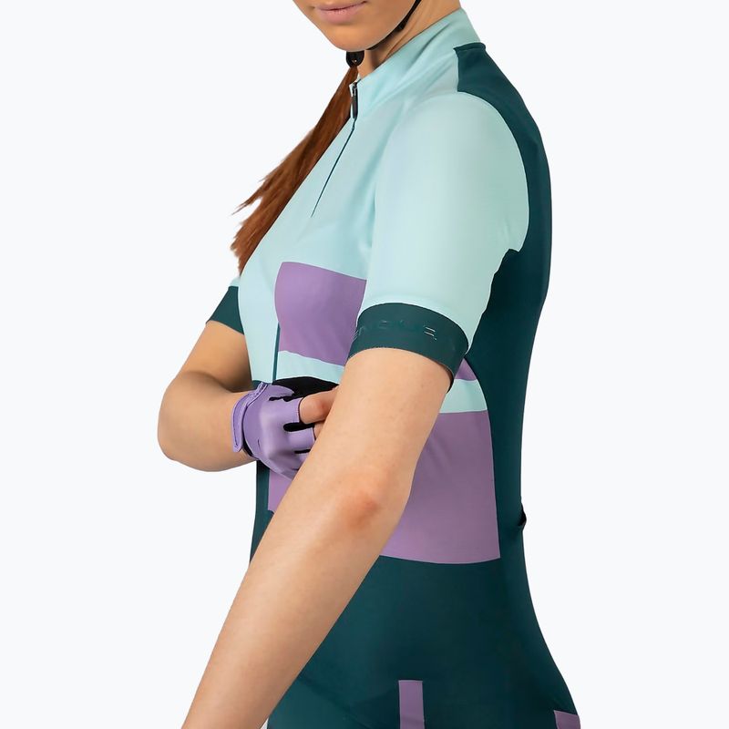 Dámsky cyklistický dres Endura FS260 Print S/S violet 6