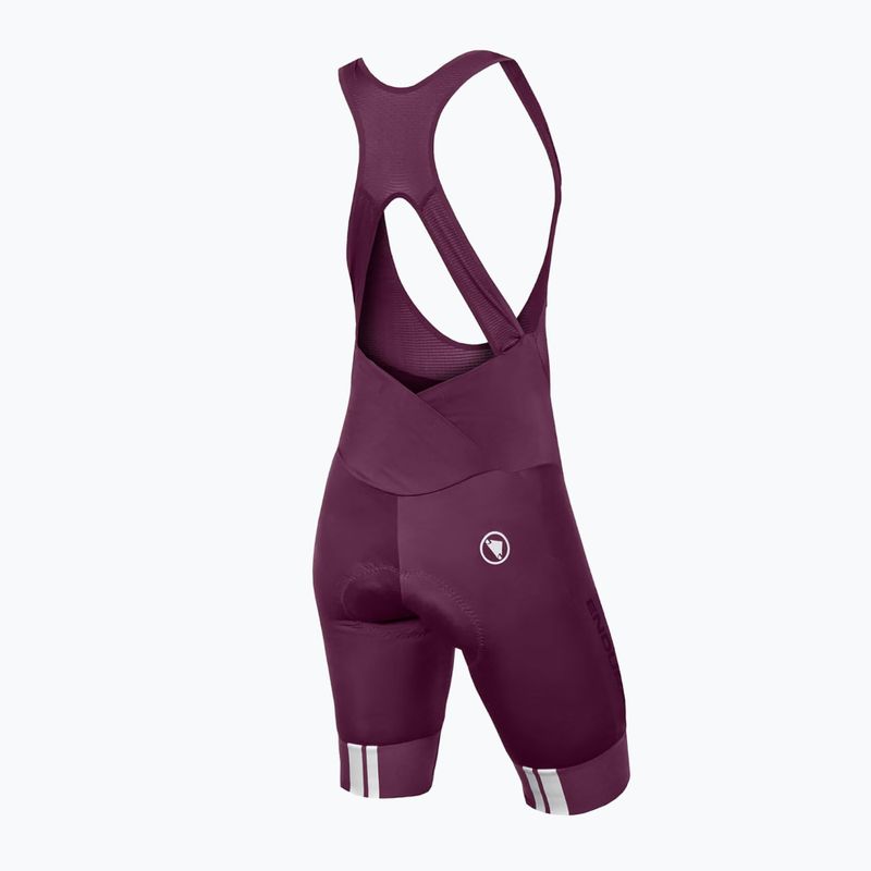 Dámske cyklistické šortky Endura FS260-Pro DS Bibshort aubergine 8