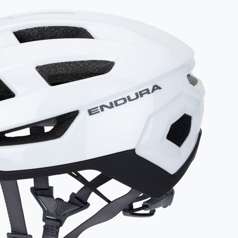 Cyklistická prilba Endura Xtract biela 7
