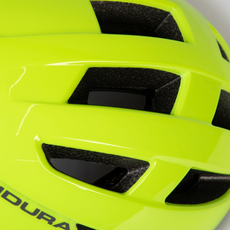 Cyklistická prilba Endura Xtract hi-viz žltá 4