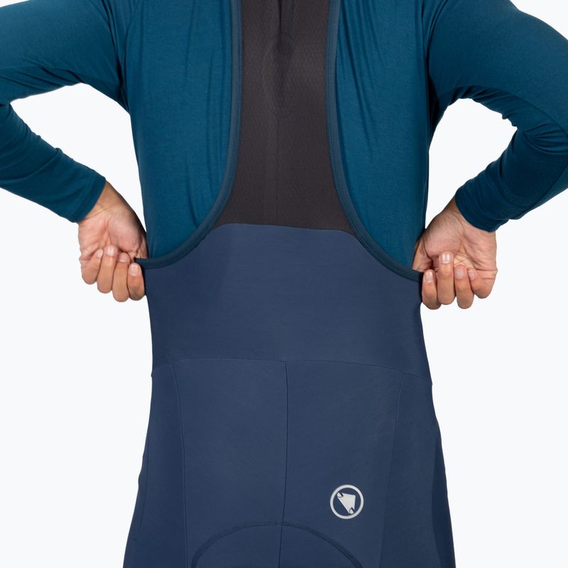Pánske cyklistické nohavice Endura FS260-Pro Thermo Bibtights II ink blue 8