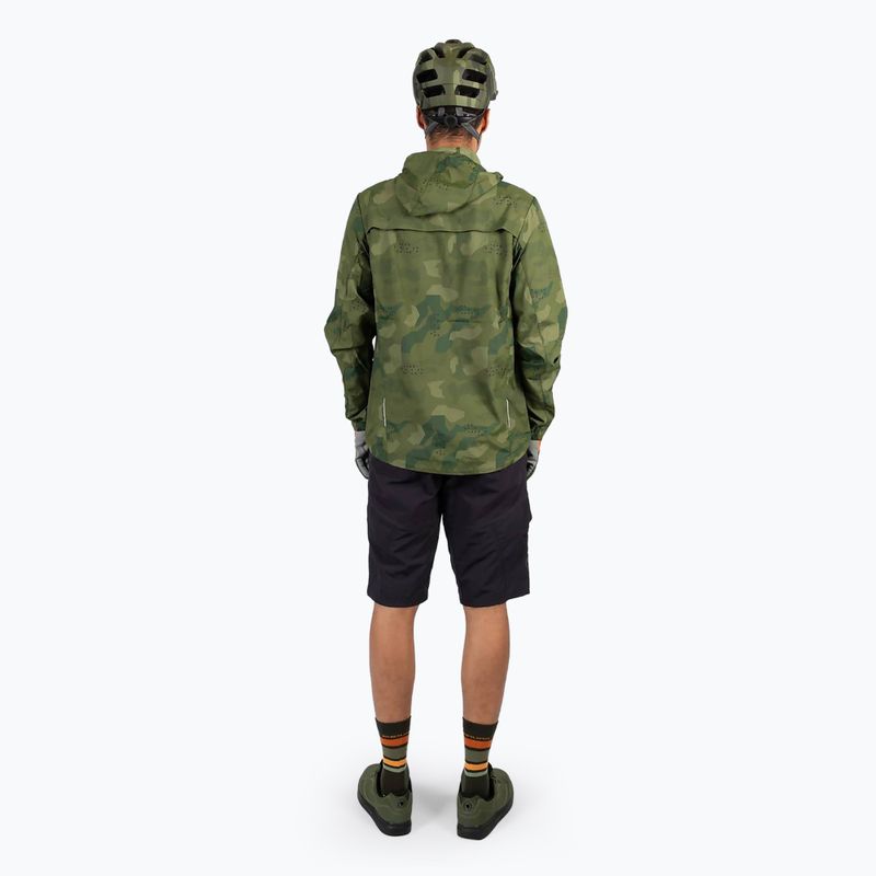 Pánska cyklistická bunda Endura Hummvee Windshell tonal olive 3