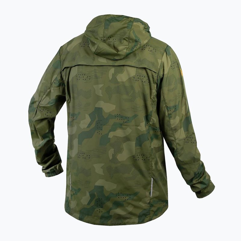 Pánska cyklistická bunda Endura Hummvee Windshell tonal olive 12