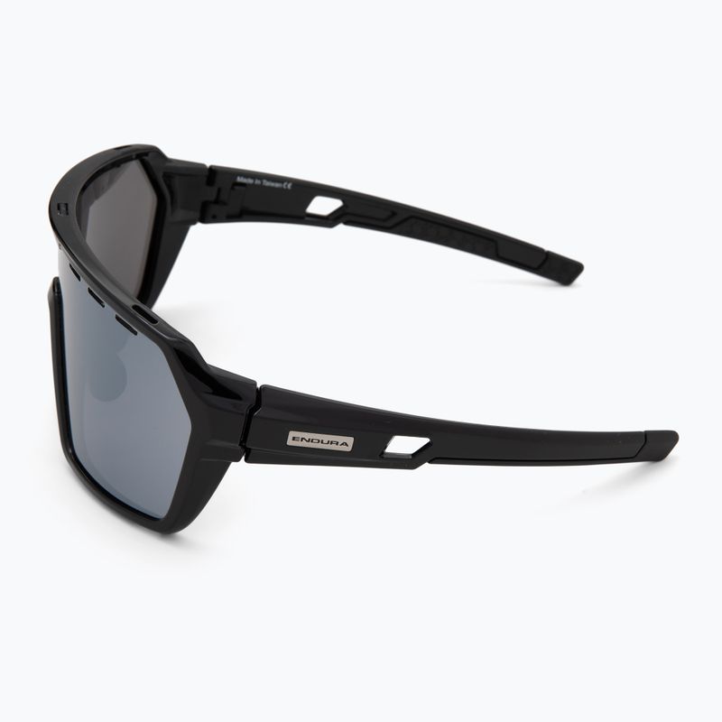 Slnečné okuliare Endura Singletrack black/platinum revo smoke/clear silver flash mirror 5