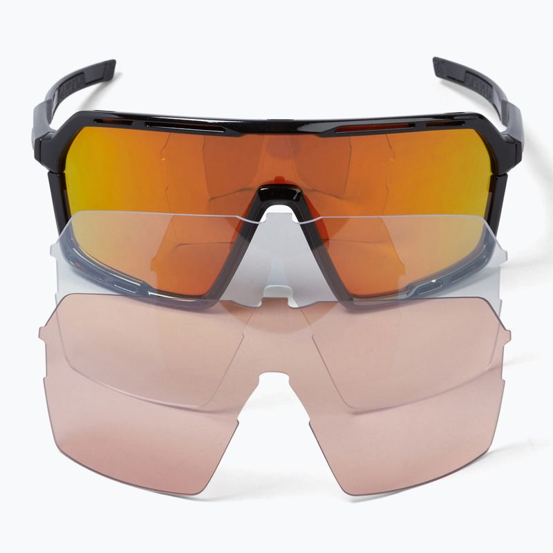 Slnečné okuliare Endura Pro SL black/sunset revo brown/clear silver flash mirror/amber 5