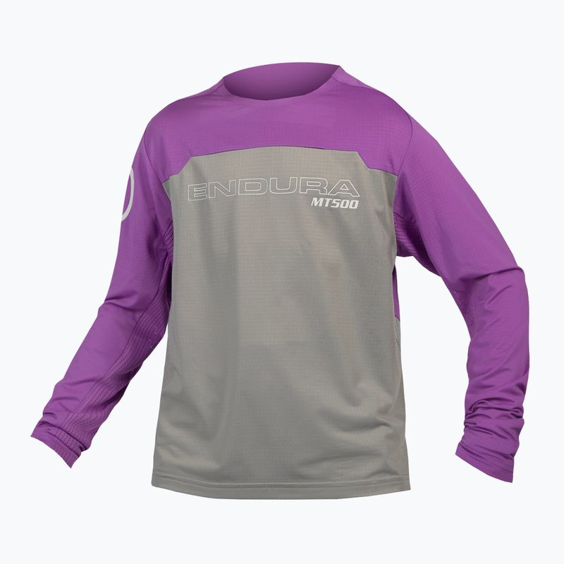 Detský cyklistický Longsleeve  Endura MT500 Burner thistle 3