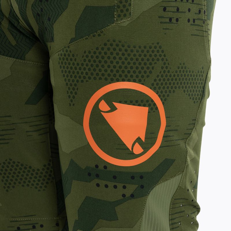 Endura MT500 Jr Burner Short tonal olive detské cyklistické šortky 3