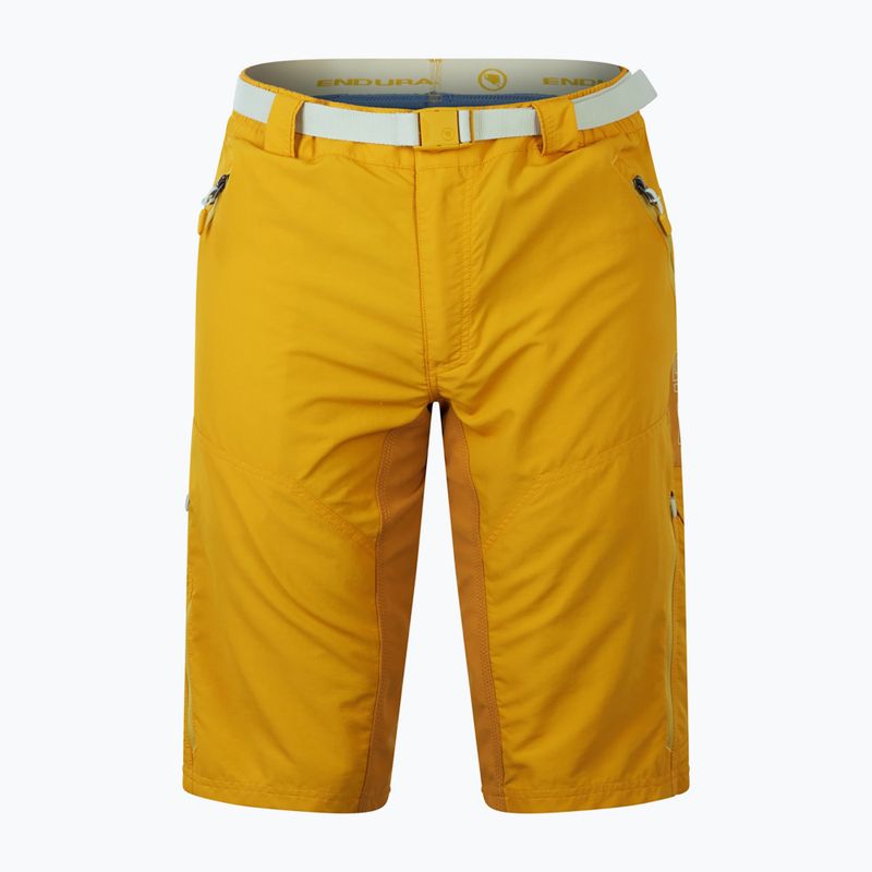 Pánske cyklistické šortky Endura Hummvee Short mustard 7