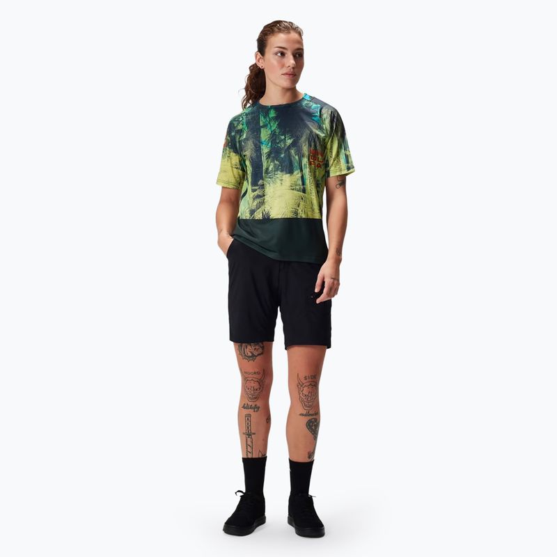 Dámsky cyklistický dres Endura Tropical Print Ltd ghillie green 2