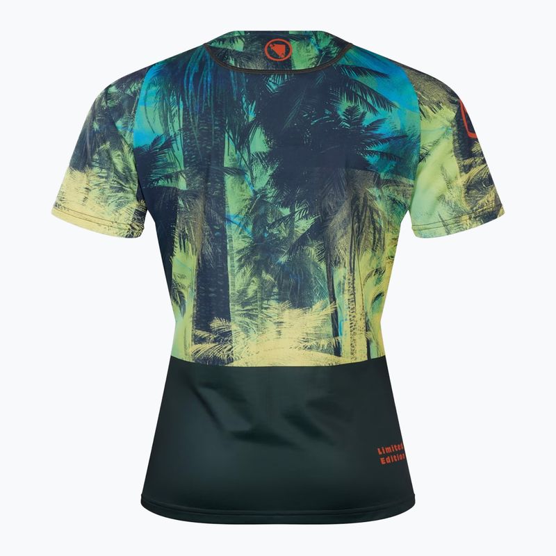 Dámsky cyklistický dres Endura Tropical Print Ltd ghillie green 8