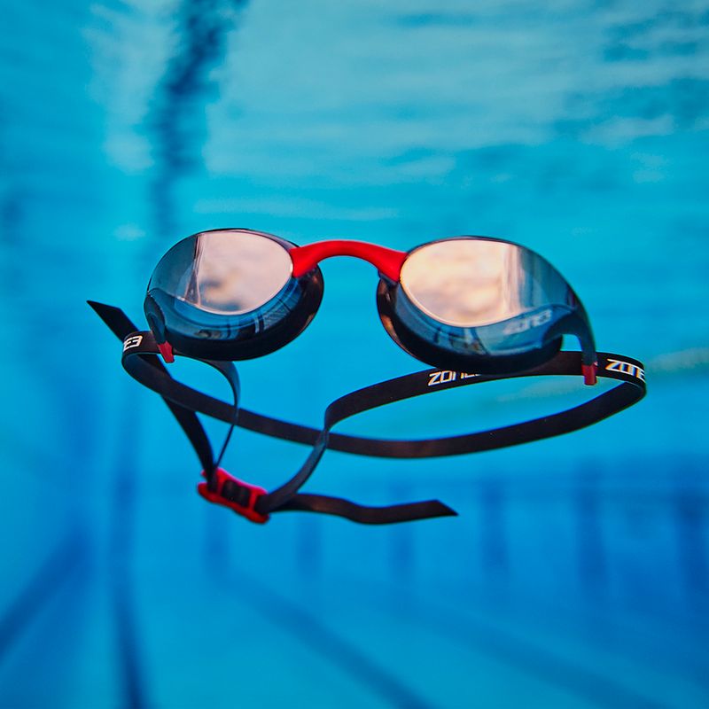 Plavecké okuliare ZONE3 Volare Streamline Racing black/red 3