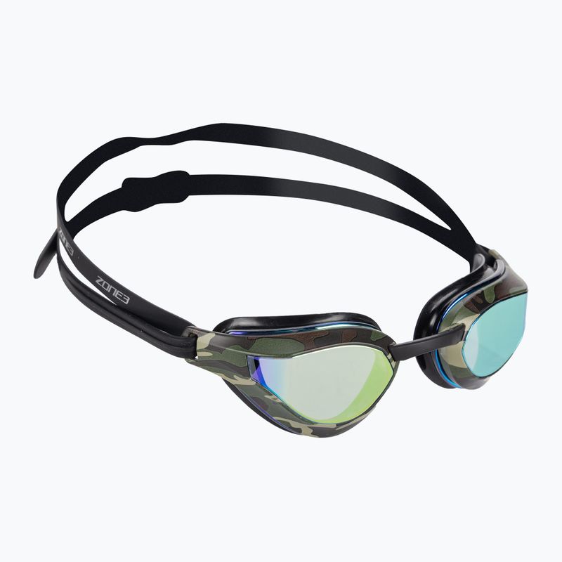 Plavecké okuliare ZONE3 Viper-Speed black/green/camo