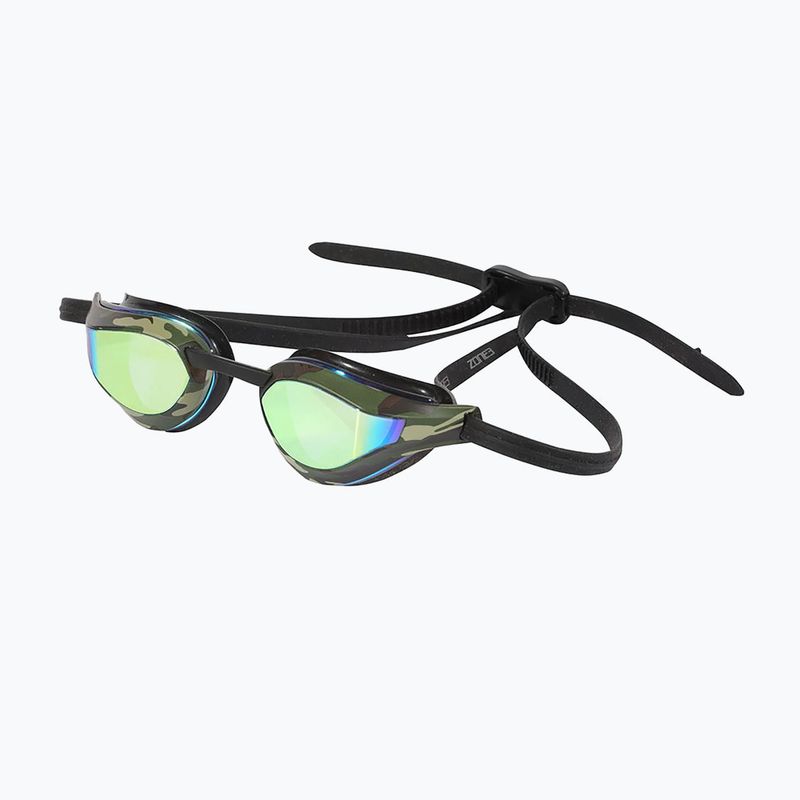 Plavecké okuliare ZONE3 Viper-Speed black/green/camo 5