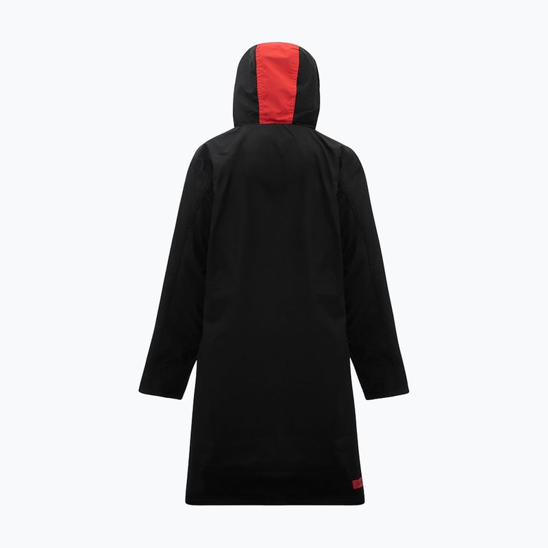 Detský župan ZONE3 Polar Fleece Parka Changing Robe Jr black 2