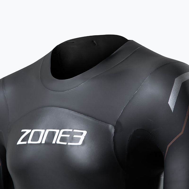 Pánsky triatlonový neoprén ZONE3 Thermal Agile 3 mm black/gold 3