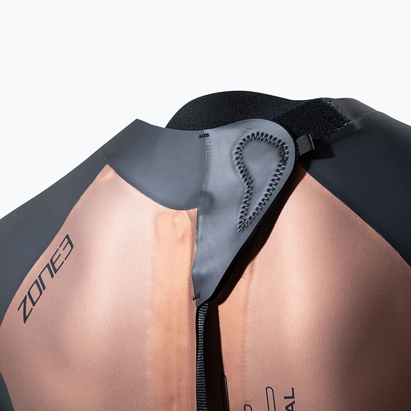 Pánsky triatlonový neoprén ZONE3 Thermal Agile 3 mm black/gold 4