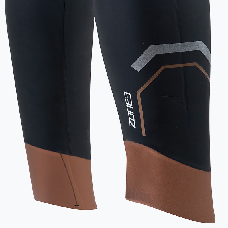 Pánsky triatlonový neoprén ZONE3 Thermal Agile 3 mm black/gold 5