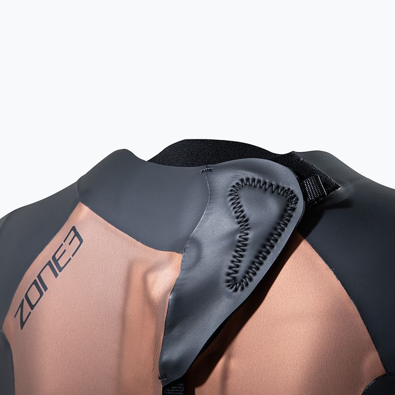 Dámsky triatlonový neoprén ZONE3 Thermal Agile 3 mm black/gold 4