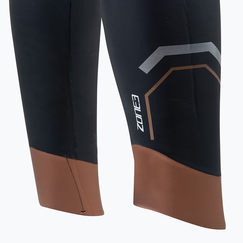 Dámsky triatlonový neoprén ZONE3 Thermal Agile 3 mm black/gold 5