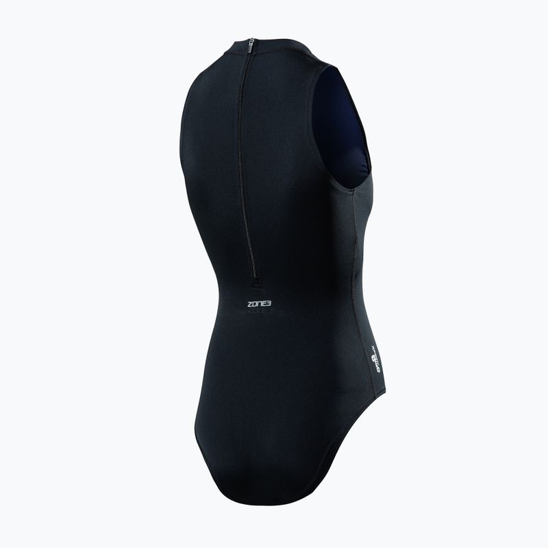 Plavky jednodielne dámske ZONE3 OWS Renew High Neck black 7