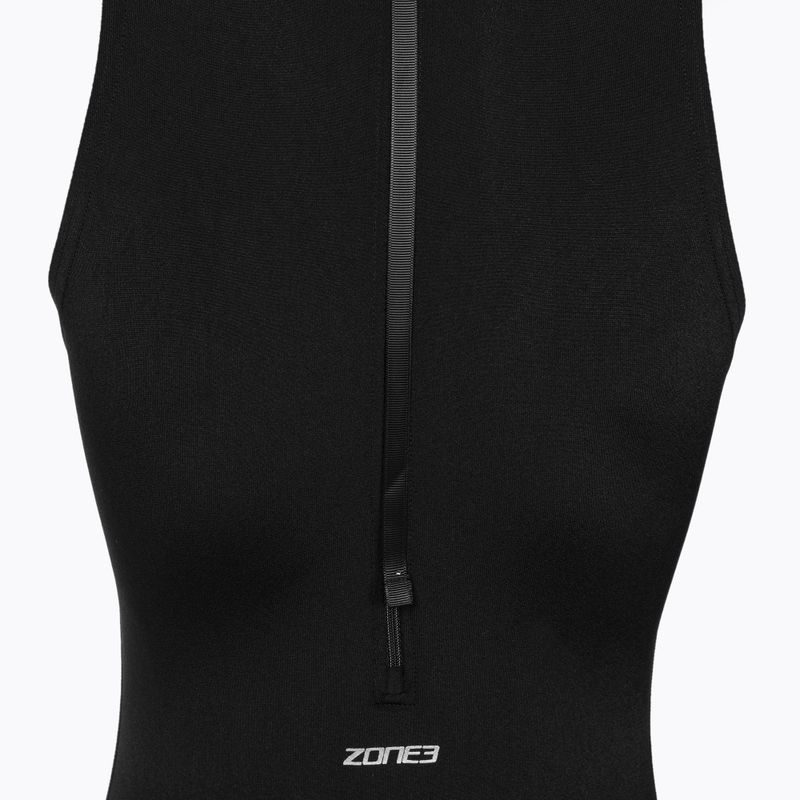 Plavky jednodielne dámske ZONE3 OWS Renew High Neck black 5