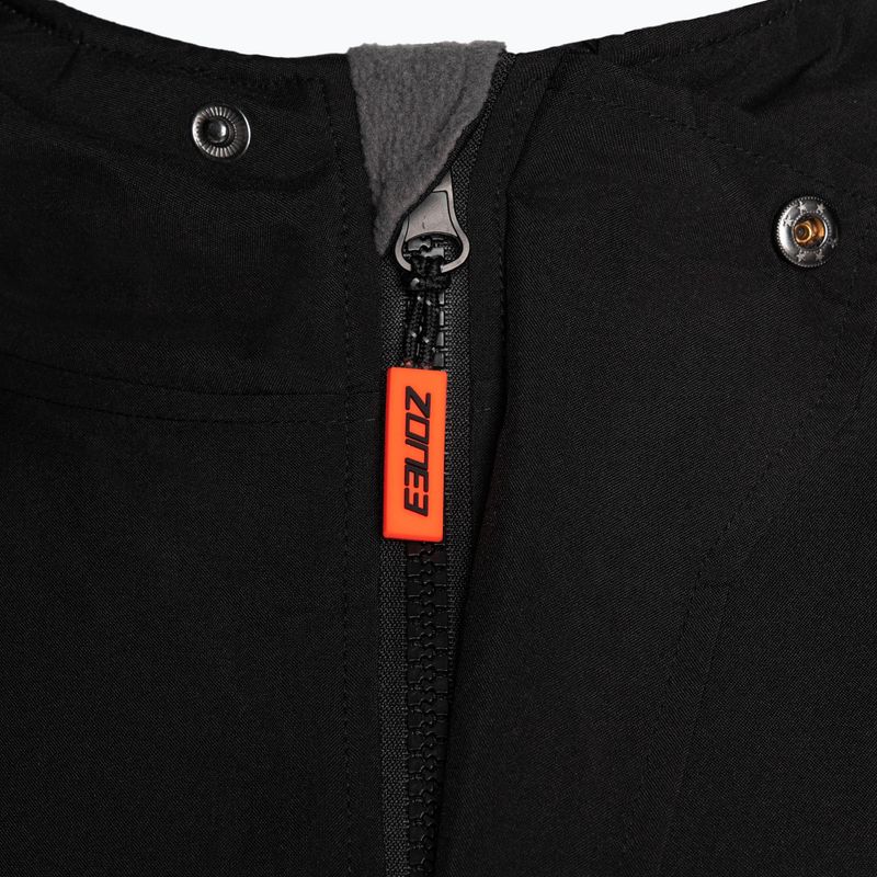 Plášť ZONE3 Thermo Tech Changing Fleece Parka black/orange 6