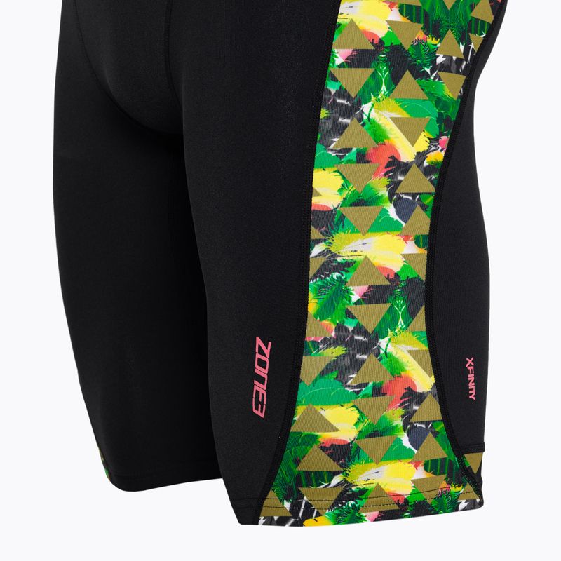 Pánske plavky Jammery ZONE3 High Jazz 3.0 Jammer khaki 3