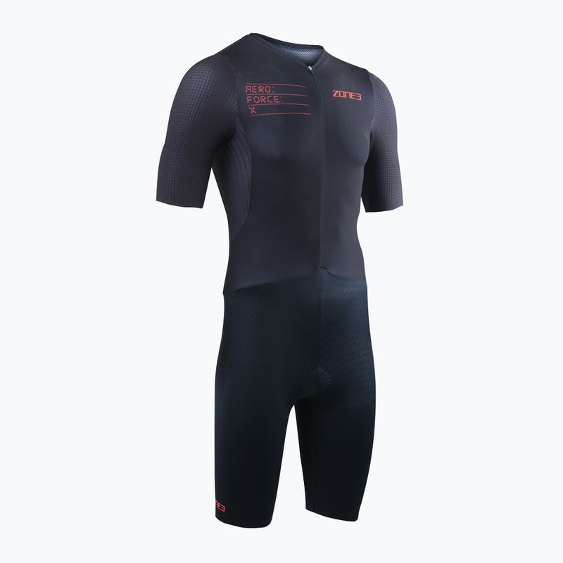 Pánsky triatlonový oblek ZONE3 Aeroforce X II Trisuit black