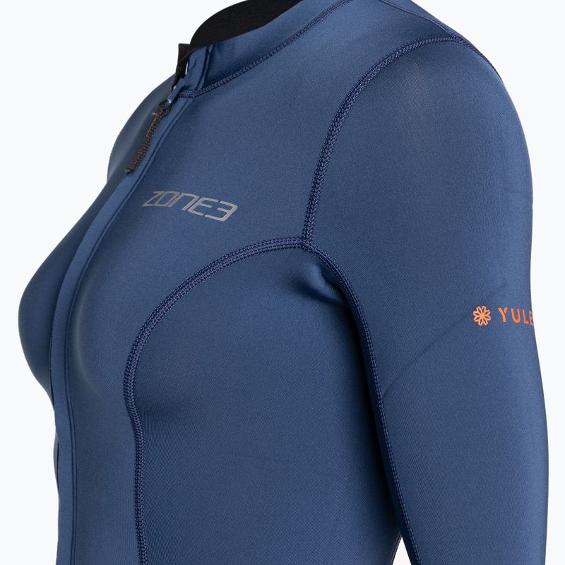 Dámske neoprénové tričko ZONE3 Yulex s dlhým rukávom navy 4