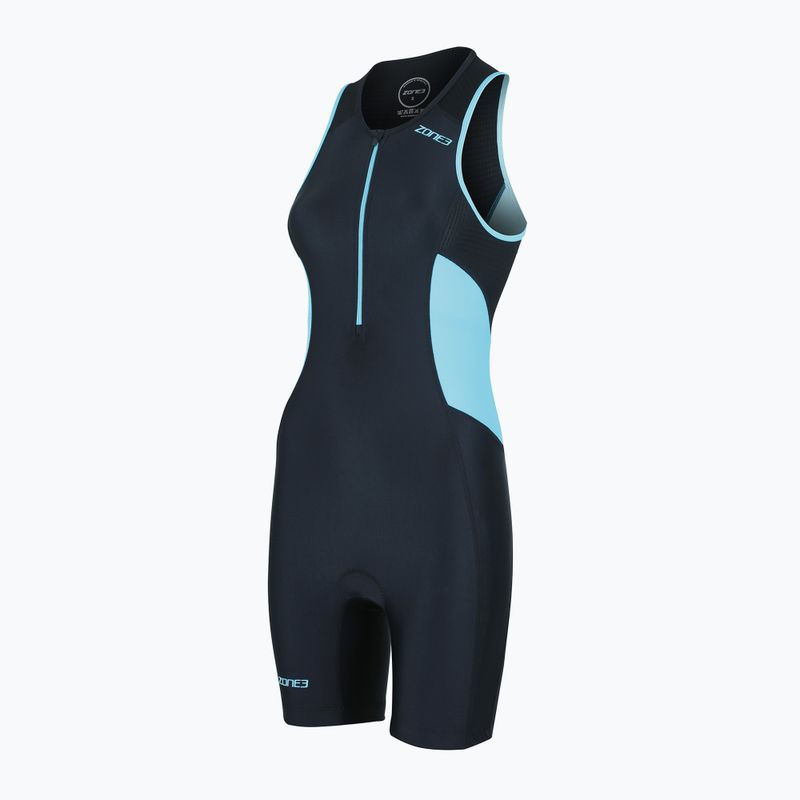 Dámsky triatlonový oblek ZONE3 Activate Trisuit black/turquoise