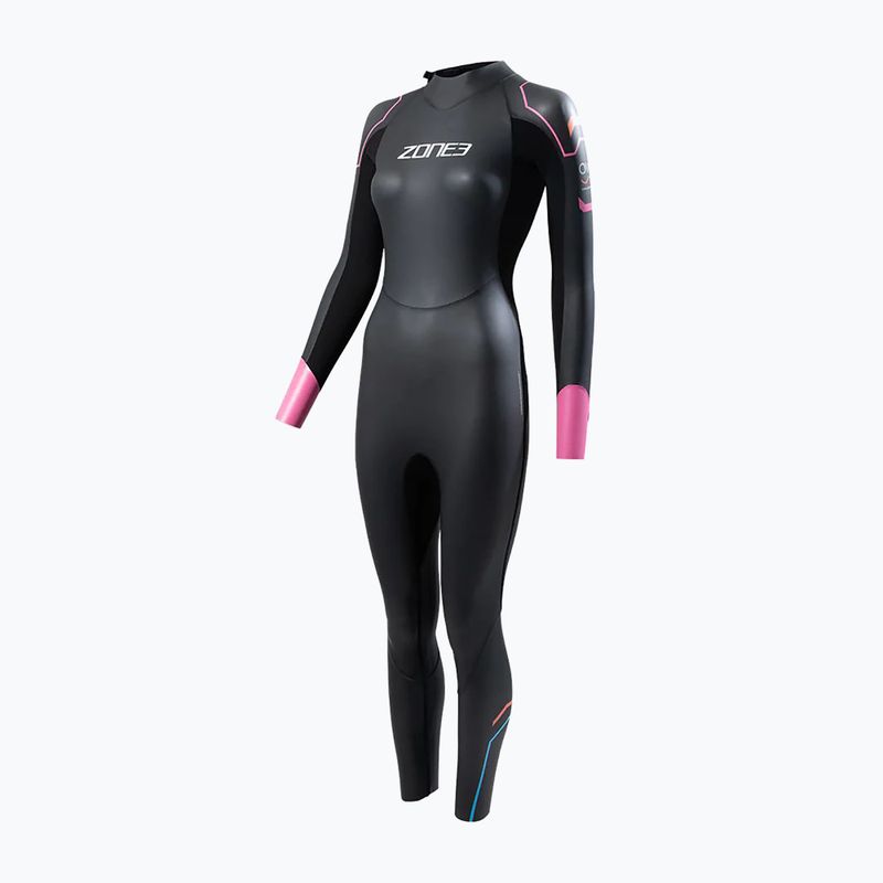 Dámsky plavecký neoprén ZONE3 Aspect Breaststroke 3,5 mm black/pink