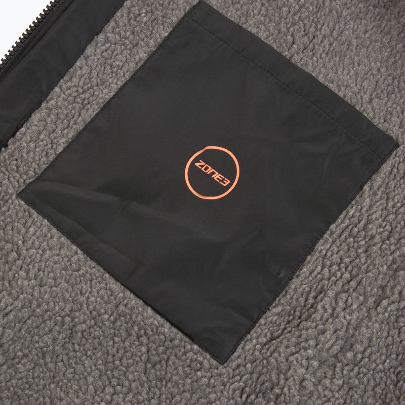 Plášť ZONE3 Robe Parka black/grey/orange 6