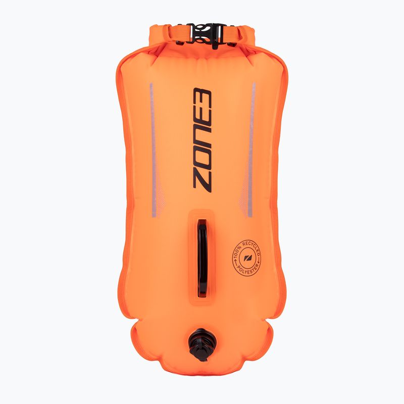 ZONE3 Bezpečnostná bójka/Dry Bag Recycled 28 l high vis orange