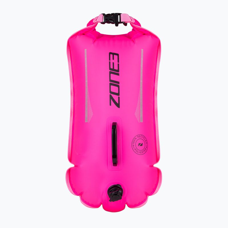 ZONE3 Bezpečnostná bójka/Dry Bag Recycled  28 l  high vis pink