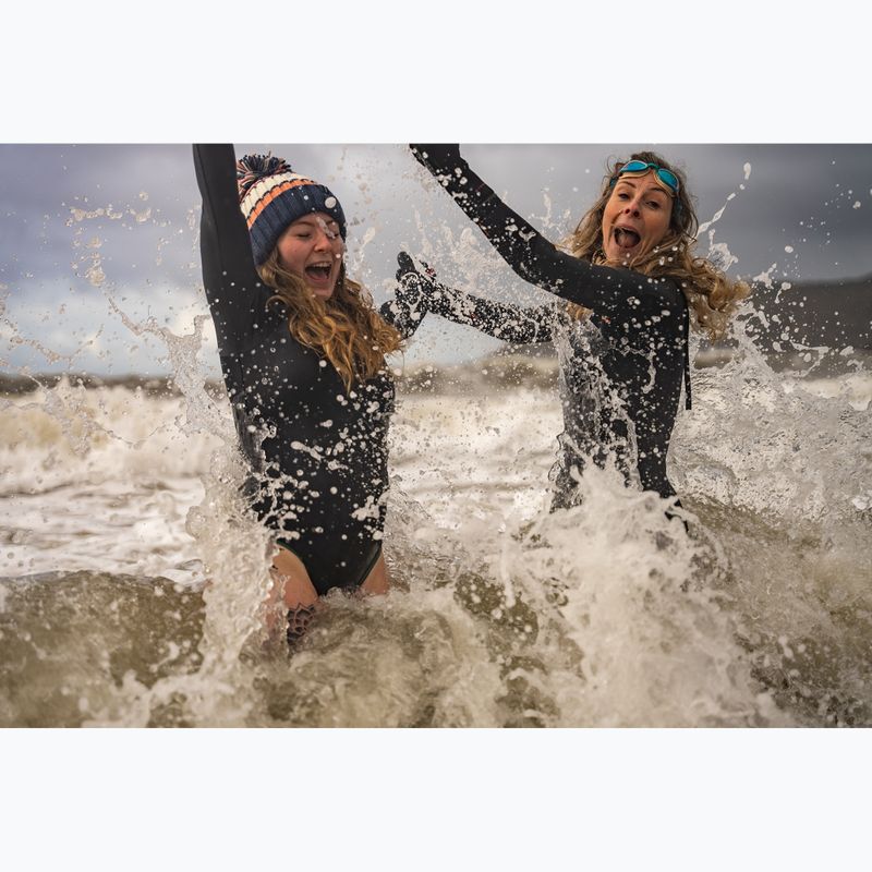 Dámske jednodielne plavky ZONE3 Yulex black/grey 3