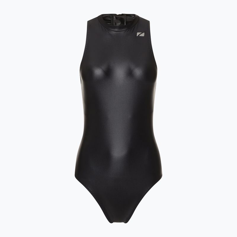 Dámske jednodielne plavky ZONE3 OWS Ti+ Thermal High Neck black
