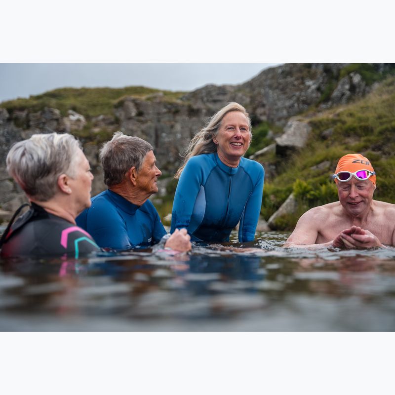 Dámska plavecká pena ZONE3 Yulex multi blue/white 5